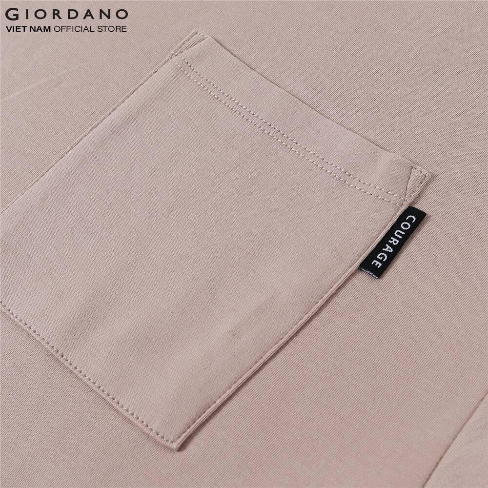 Áo Thun Ngắn Tay Nam Giordano Interlock Pocket Tee 01021211