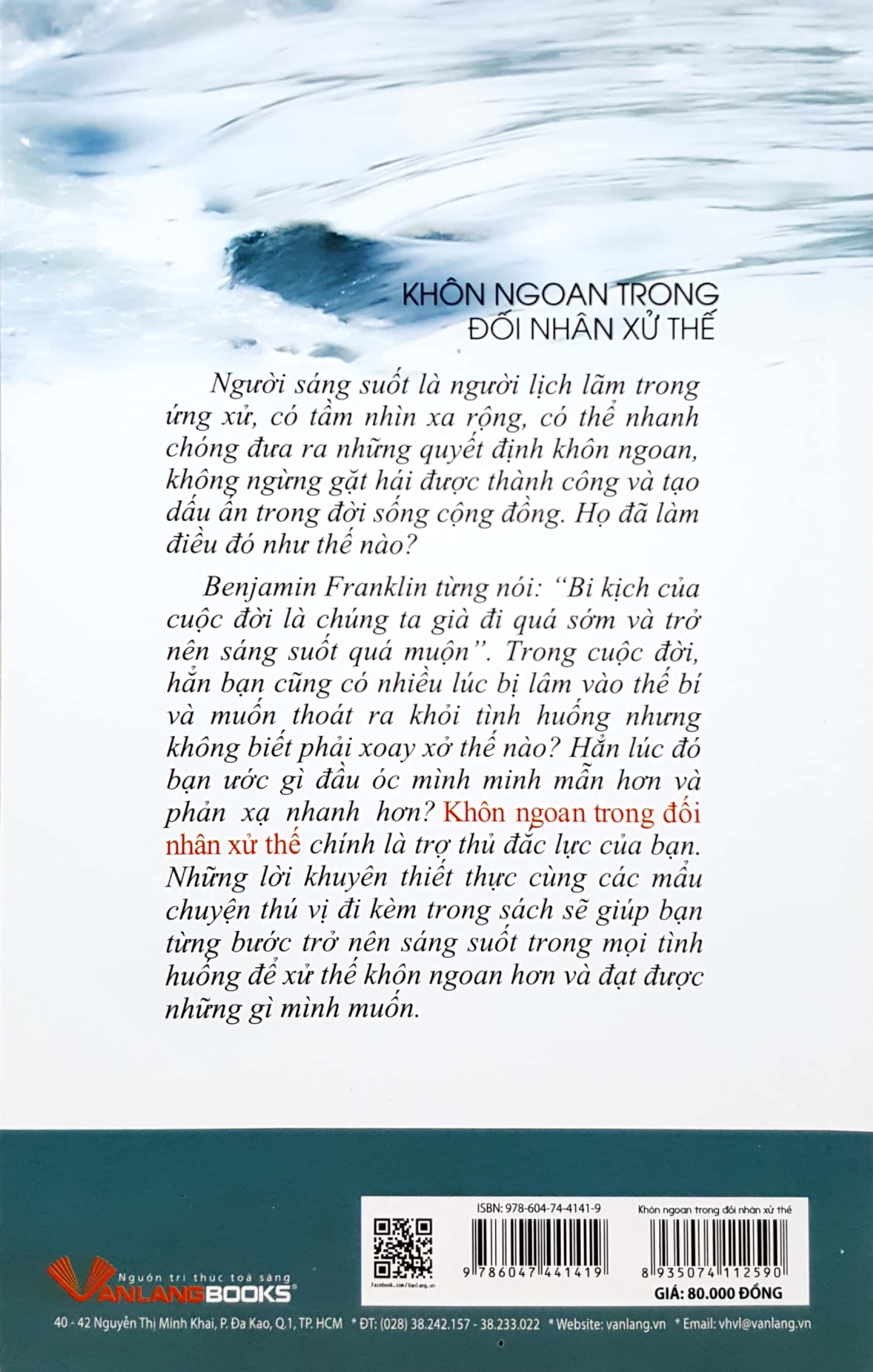 Khôn Ngoan Trong Đối Nhân Xử Thế - Vanlangbooks