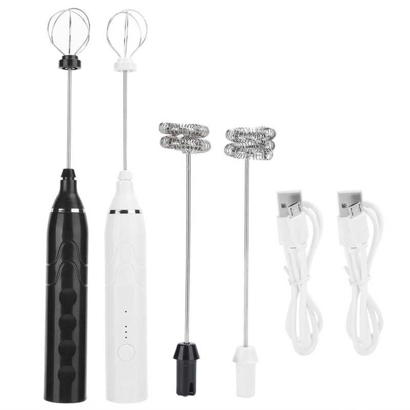 3 Tốc Độ Bọt Sữa USB Điện Sữa Sữa Rửa Mặt Foamer Cappuccino Xốp Đánh Trứng Cầm Tay Be Đánh Sô Cô La Nóng Trộn Cà Phê Latte Khuấy