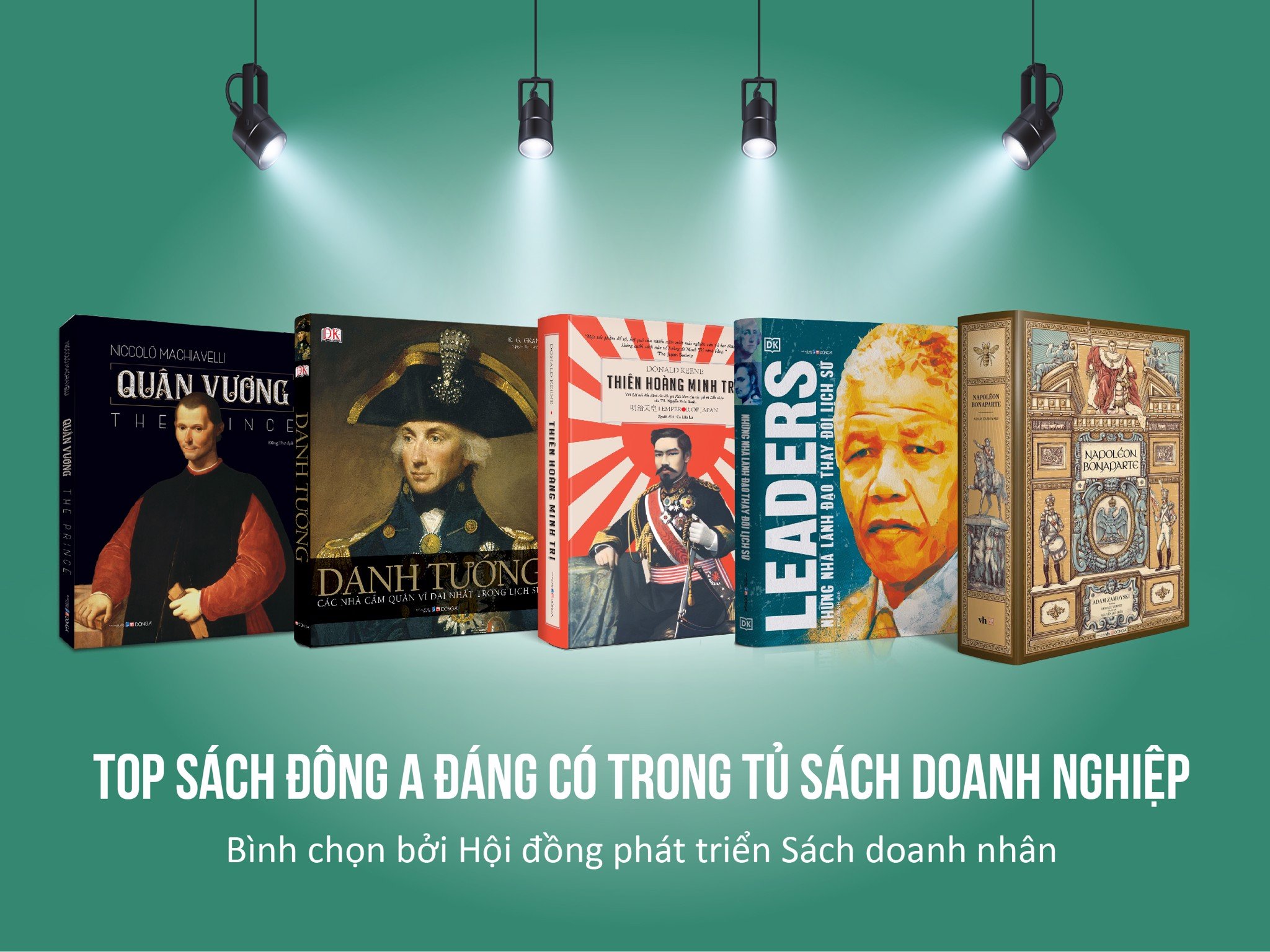 Combo 5 Quyển Sách Đông A Trong Top 100 Quyển Sách Đáng Có Trong Tủ Sách Doanh Nghiệp 2021