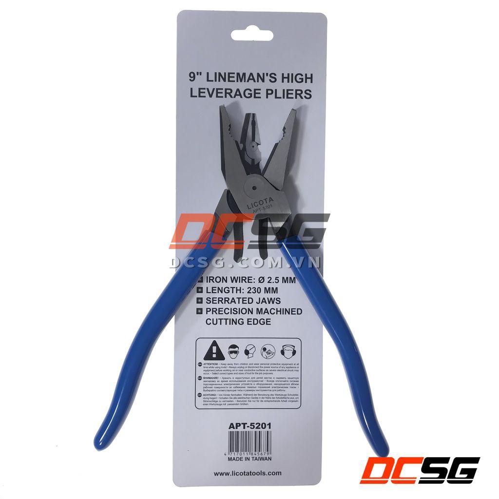 Kìm điện cao cấp Licota 9&quot; Pro APT-5201 | DCSG