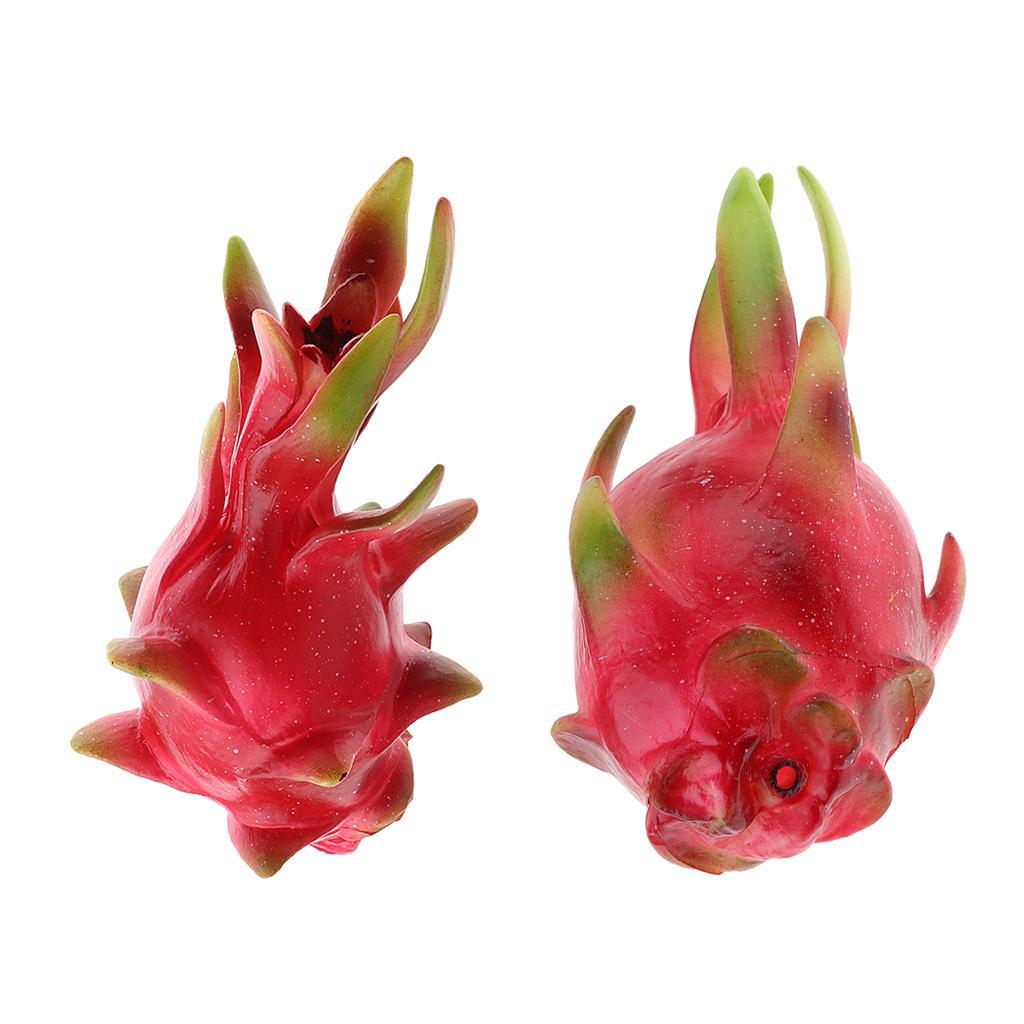 Simulation Dragon Fruit Artificial Hollow Dragon Fruit Large