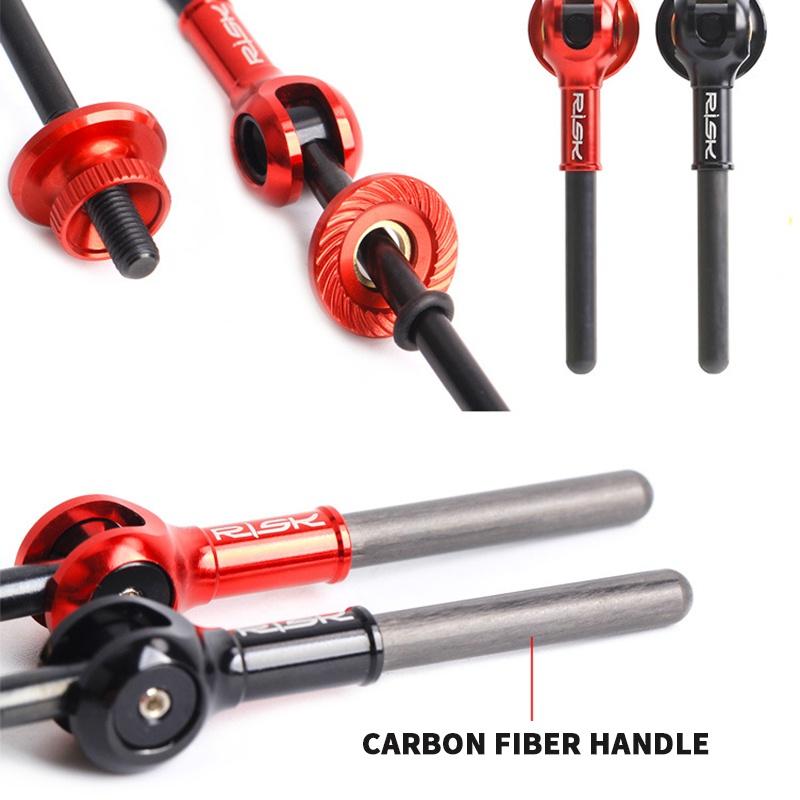 Bicycle Quick Release Skewer Lever 100/135mm Wheel Hub Lightweight Quick Skewers for MTB Road Bike Mountain Bikes Accessories