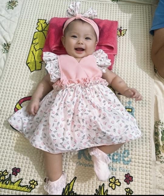 Body Váy Hoa Nhí Hồng Chất Lụa Mềm Và Mát Cho Bé Gái 3 Đến 12kg
