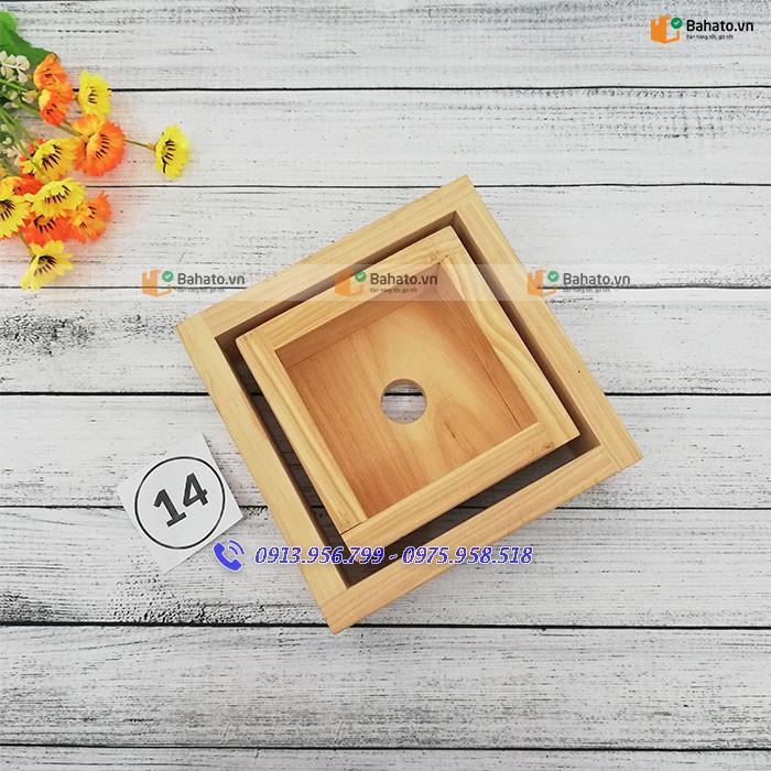 Khuôn Gói Bánh Chưng Thông Minh Gỗ BAHATO 14cm Cỡ Trung