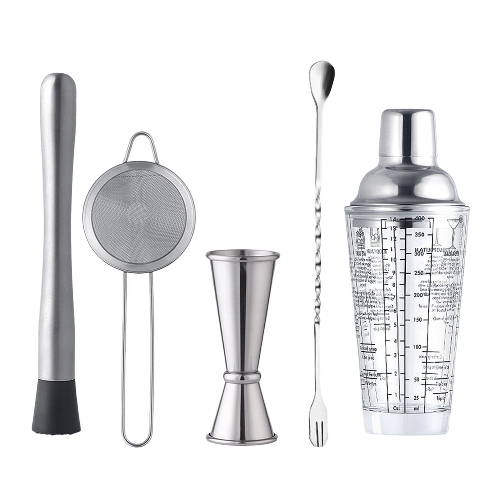 Cocktail shaker Drink Mixing Cold Resistance clear for Home A