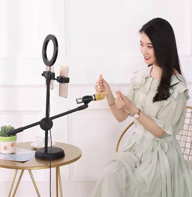 BỘ Livetream 4 in 1 Để Bàn Giá Đỡ