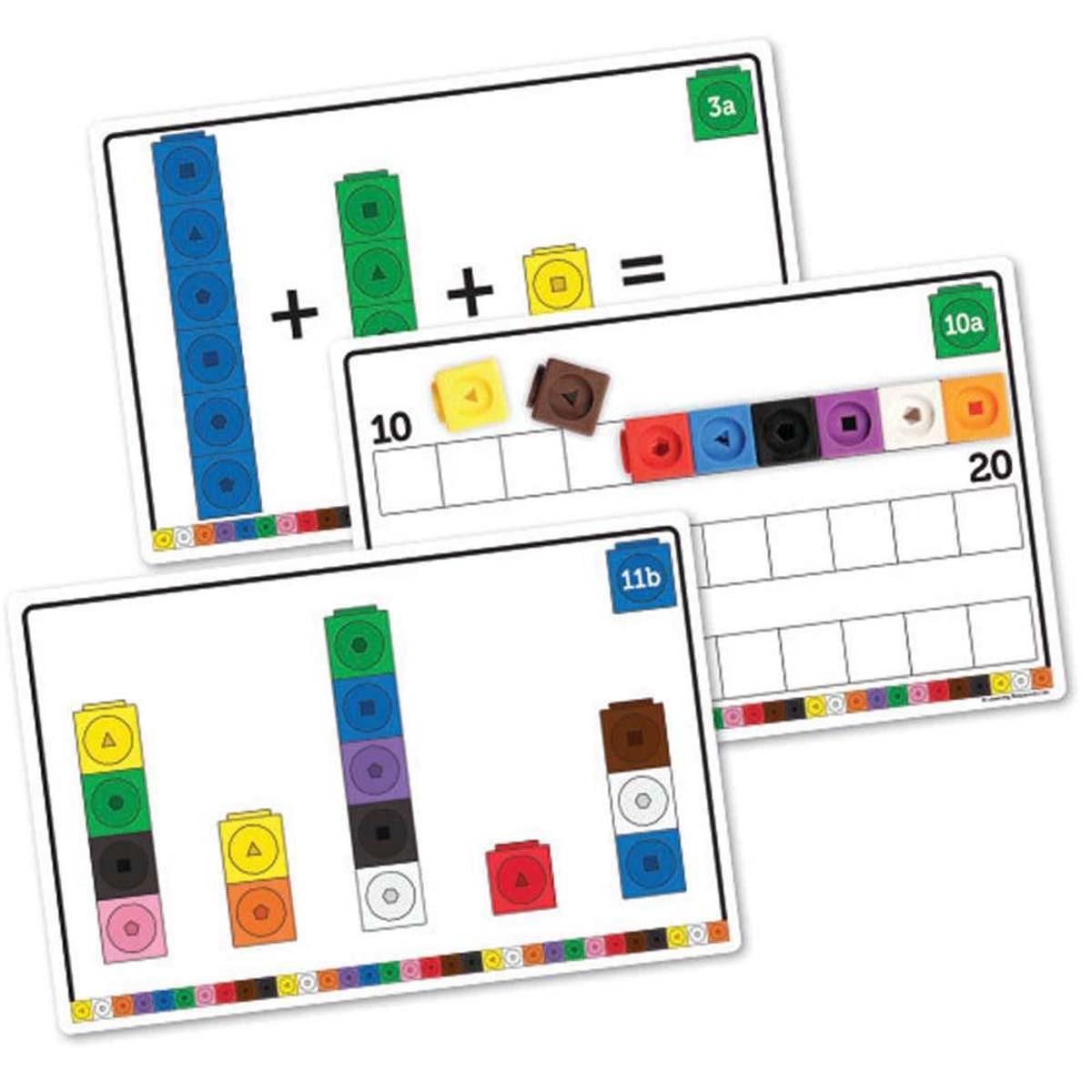Bộ học toán - MathLink Cubes Early Math Activity Set (115 chi tiết)
