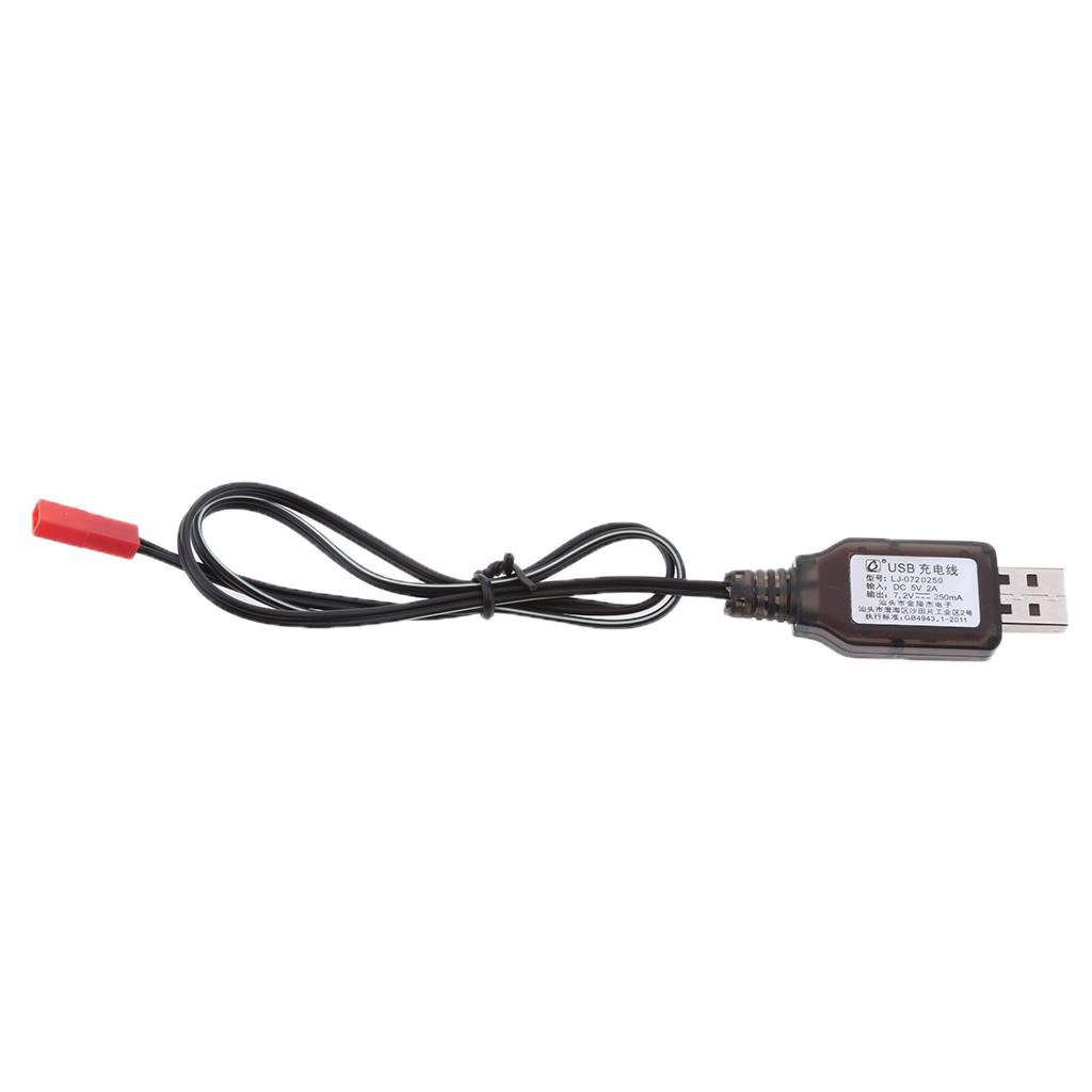 7.2 V USB to JST Female NI MH NI Cd Battery Charger RC Aircraft