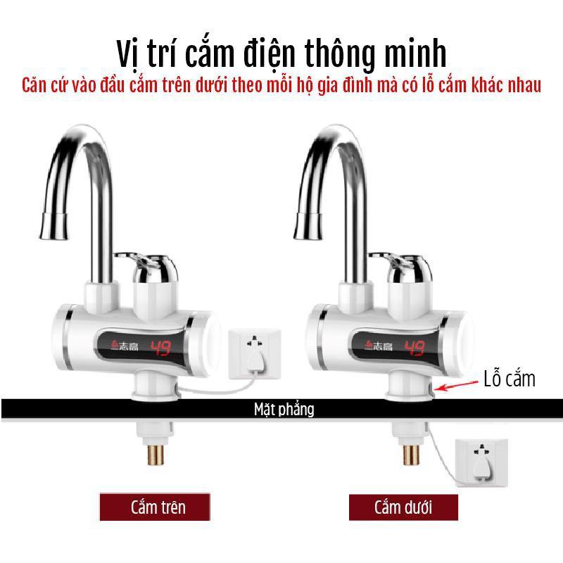 Hàng nhập khẩu - Vòi nước nóng lạnh tại vòi hiển thị nhiệt độ cao cấp - Best Seller Tony