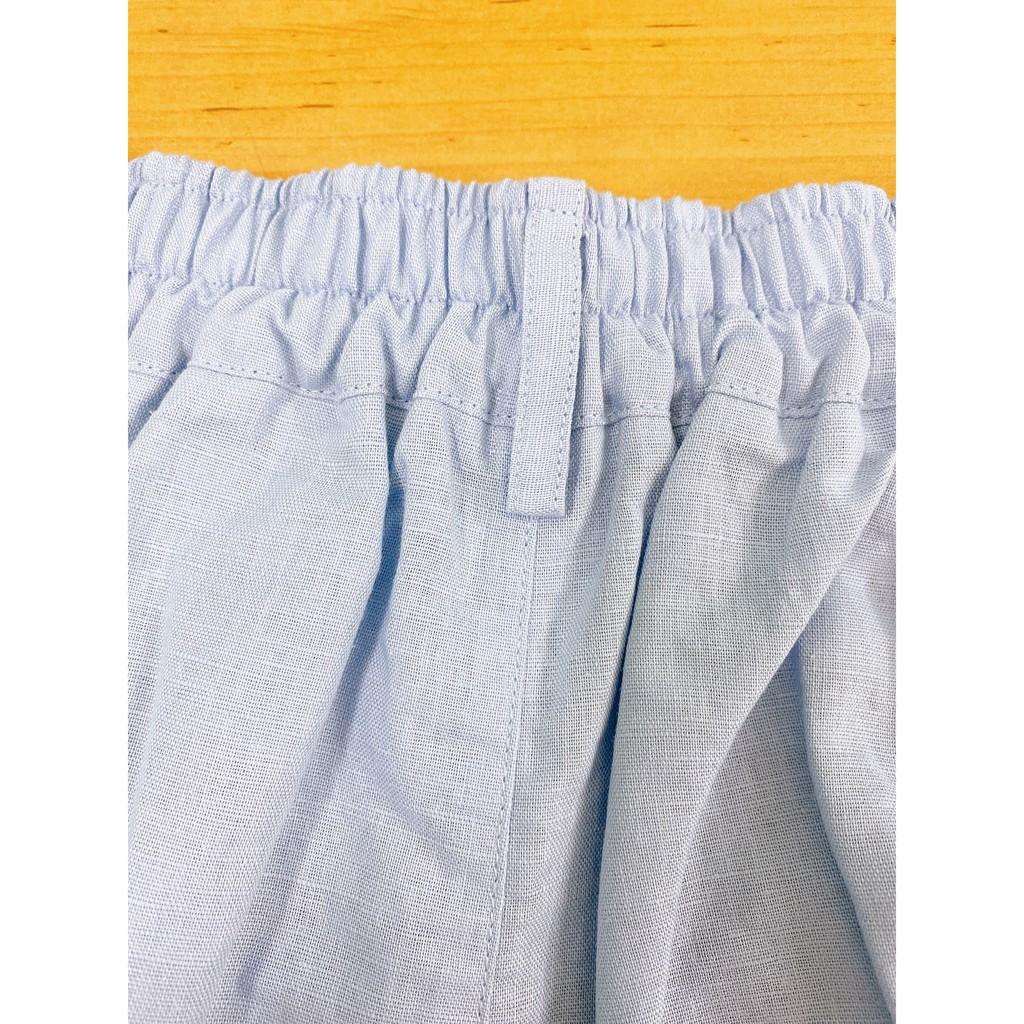Quần short LINEN TƯNG Nhiều màu - Bigsize. Form rộng, hai túi sâu rộng. Hình thật. JUNE Q02