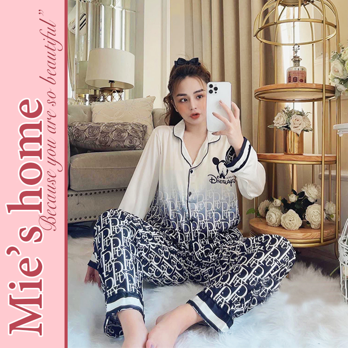 Đồ bộ nữ mặc nhà ngủ lụa nữ cao cấp mát mịn