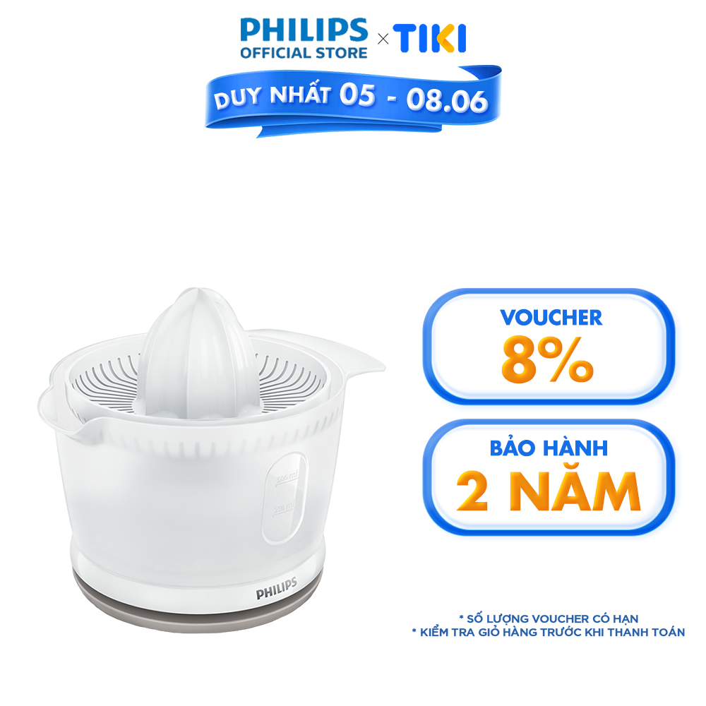 Máy vắt cam Philips HR2738/00 - Hàng Chính Hãng