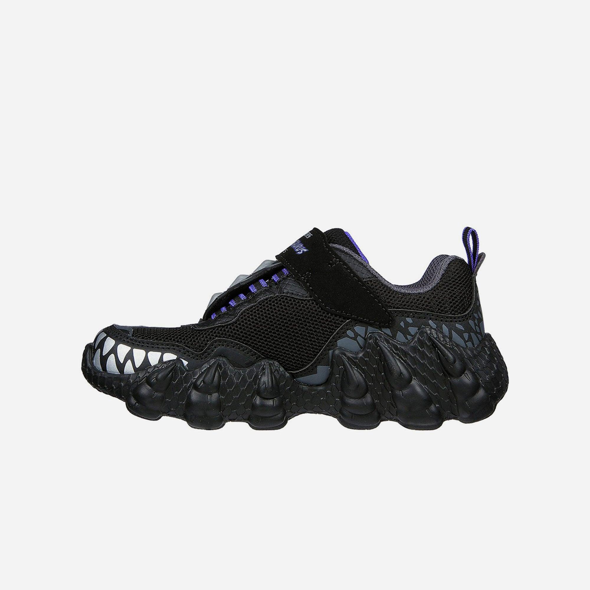 Giày sneaker bé trai Skechers Skech-O-Saurus Lights - 400112L-BKCC