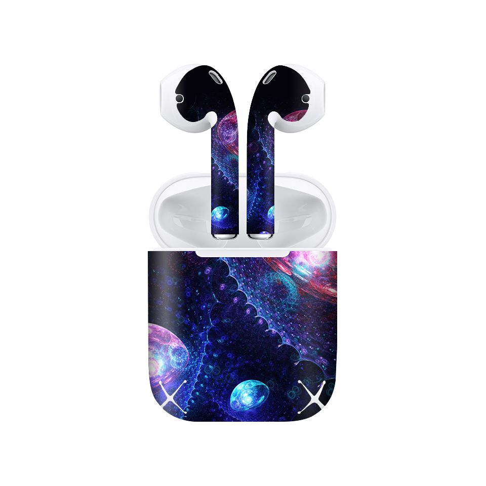 Miếng dán skin chống bẩn cho tai nghe AirPods in hình thiết kế - atk288