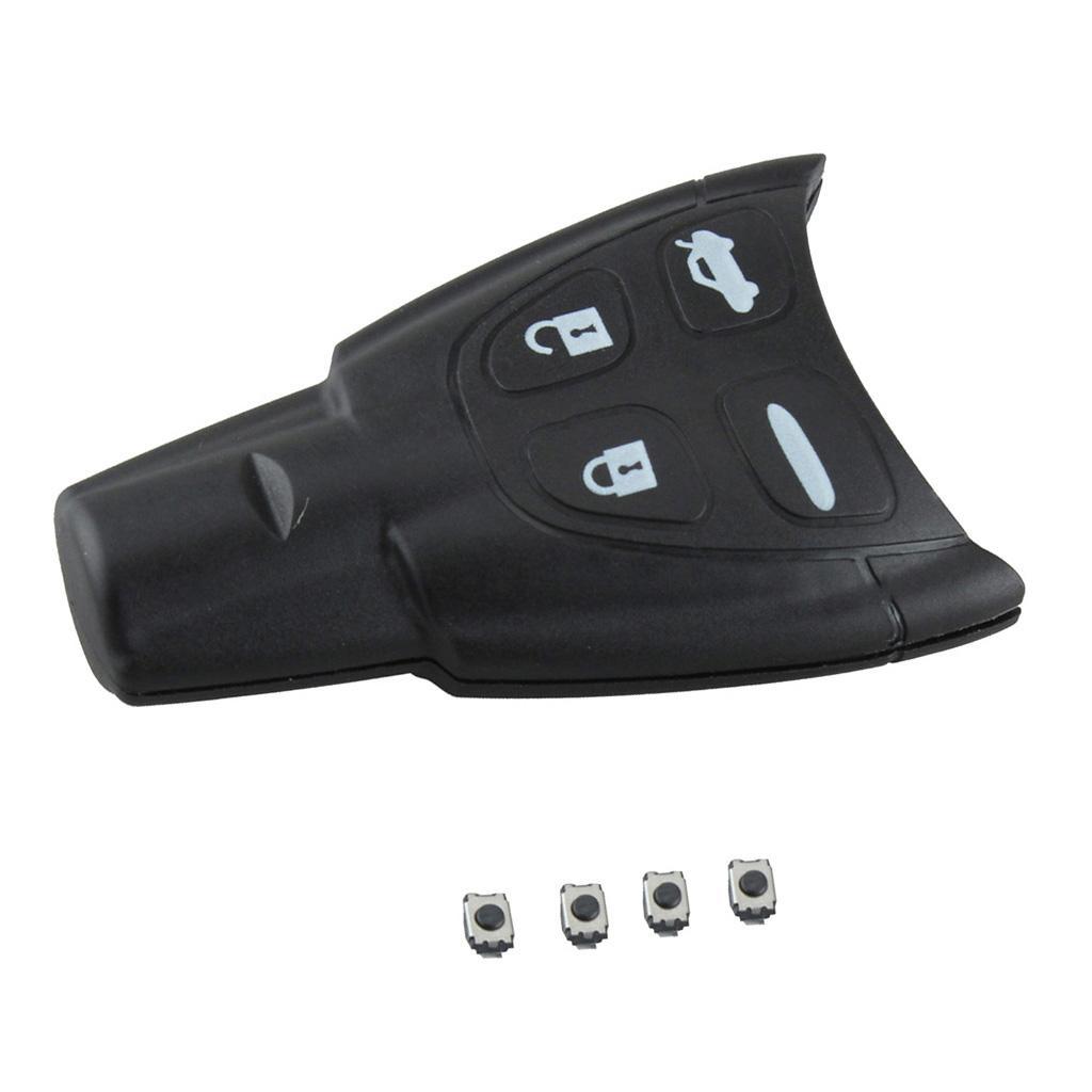 Protective Replacement Key Fob Case Shell 4 Button Cover for SAAB 93 95