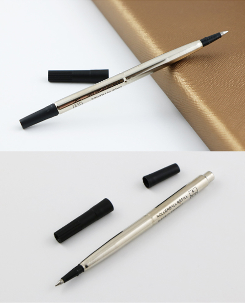 Ruột dạ bút ký, ruột bút bi cho các dòng bút Parker, Montblanc, Picasso, Lamy bi 0.5mmm siêu trơn - 2 màu đen, xanh - Xuất xứ: Pháp