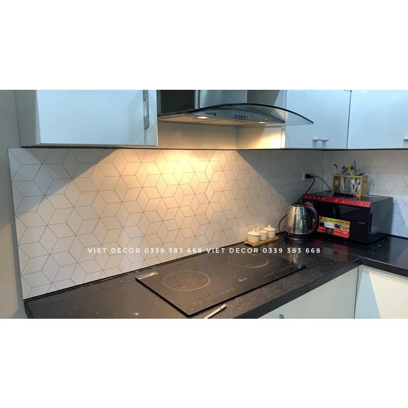 Decal Gạch Dán bếp - Set 1m dài gạch bông - Họa tiết đơn giản - Trang trí bếp, Dán tường