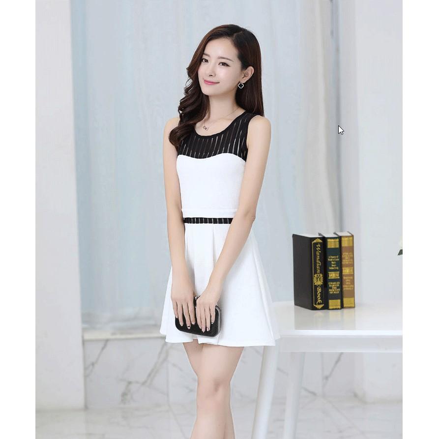 Đầm nữ dáng xòe thắt eo xinh