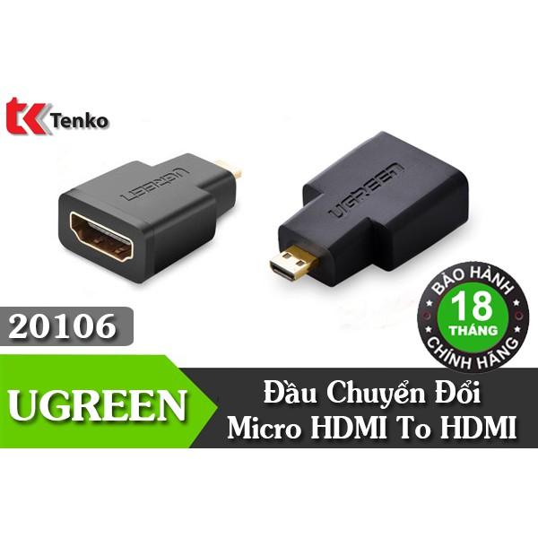 Đầu Chuyển Đổi Micro HDMI To HDMI Ugreen 20106 - Hàng chính hãng