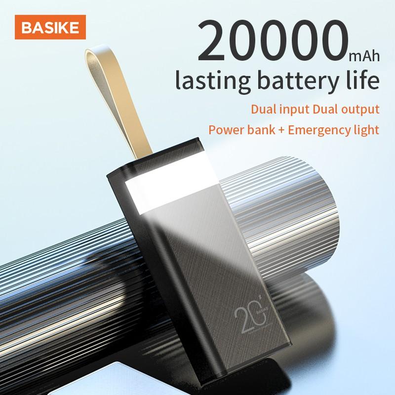 Sạc Dự Phòng 20000mAh 30000mAh BASIKE Màn hình kỹ thuật số LED có ánh sáng-Hàng chính hãng