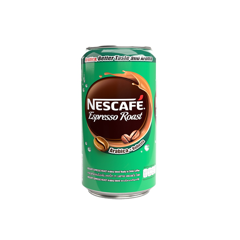 [Tặng Túi Tote Vải Màu Ngẫu Nhiên ] Combo 6 Lon Cà phê uống liền NESCAFÉ Espresso Roast (lon 180ml)