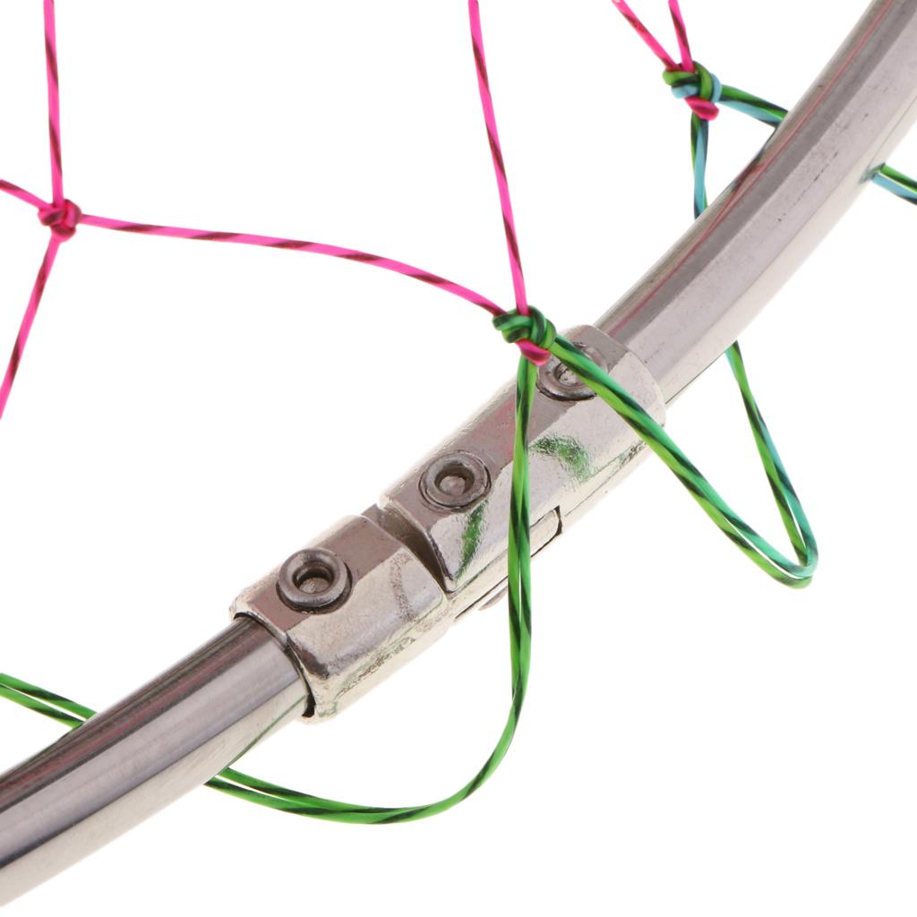 Folding Nylon Mesh Landing Net Head Diameter: 40cm / 50cm
