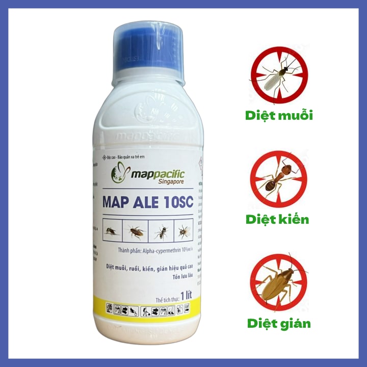 Thuốc phun muỗi tồn lưu MAP ALE 10SC - chai 1000ml