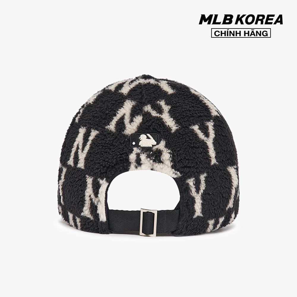 MLB - Nón bóng chày unisex Classic Monogram Fleece Unstructured 3ACPMF126-50BKS