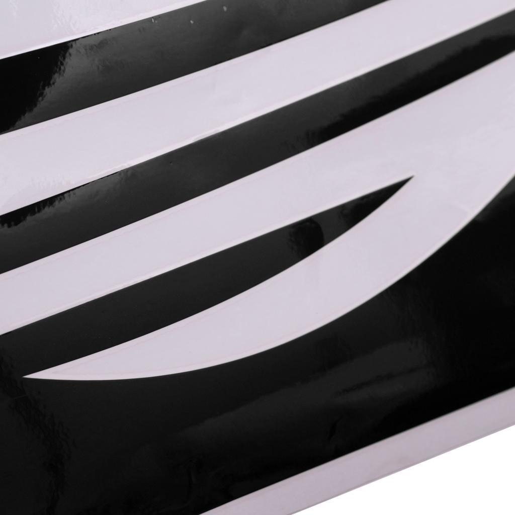 2 Pieces Waterproof Flame Graphics Body Side Decal Car Decal Stickers Black