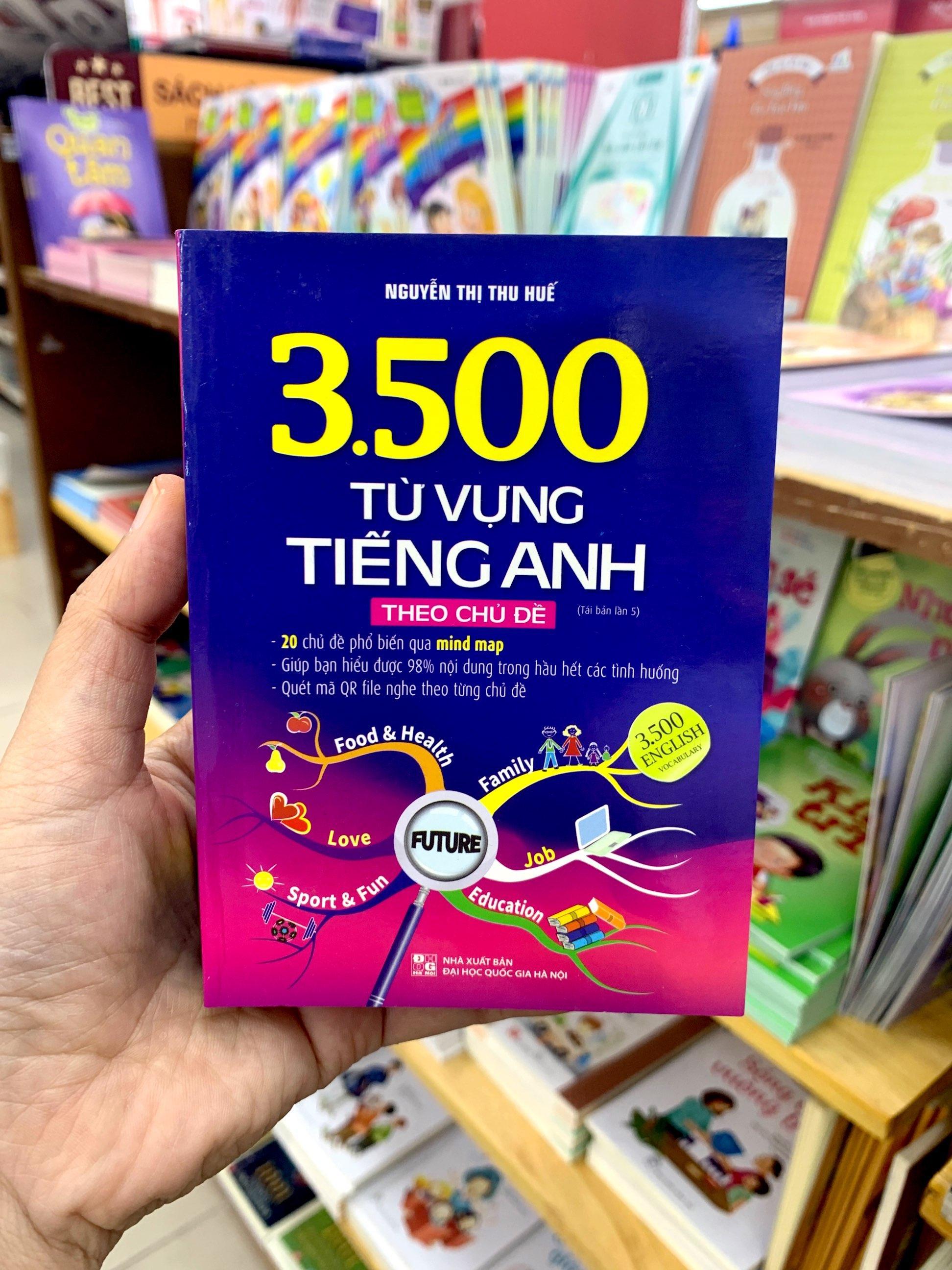 3500 Từ Vựng Tiếng Anh Theo Chủ Đề - Sách Màu (Tái Bản 2023)