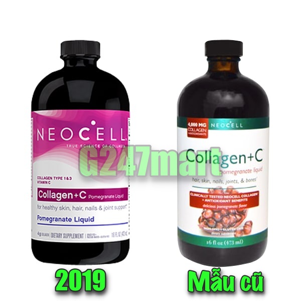 Thực phẩm bổ sung Neocell Collagen + C 473ml - Nước chiết xuất từ trái Lựu nhập Mỹ