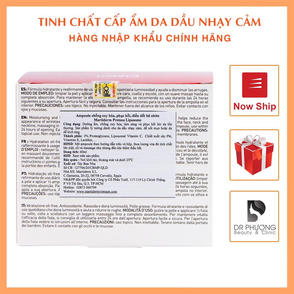 Tinh chất chống lão hóa, phục hồi và kiểm soát bã nhờn Martiderm The Originals Proteos Liposome