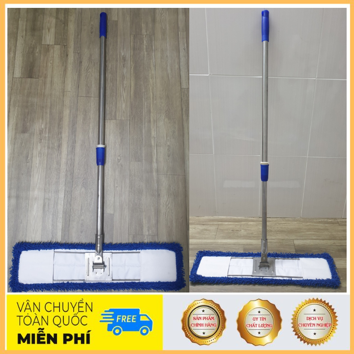 Cây lau nhà san hô 60cm cây lau sàn công nghiệp sợi microfiber siêu sạch siêu thấm hút cho trường học bệnh viện...
