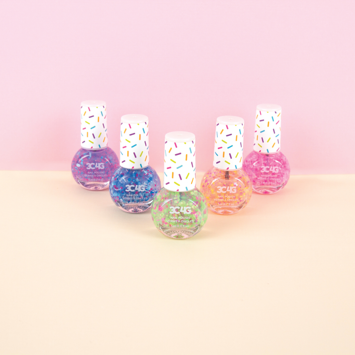 Đồ Chơi Combo 5 Sơn Móng Tay Confetti 3C4G 20270914/10012MIR