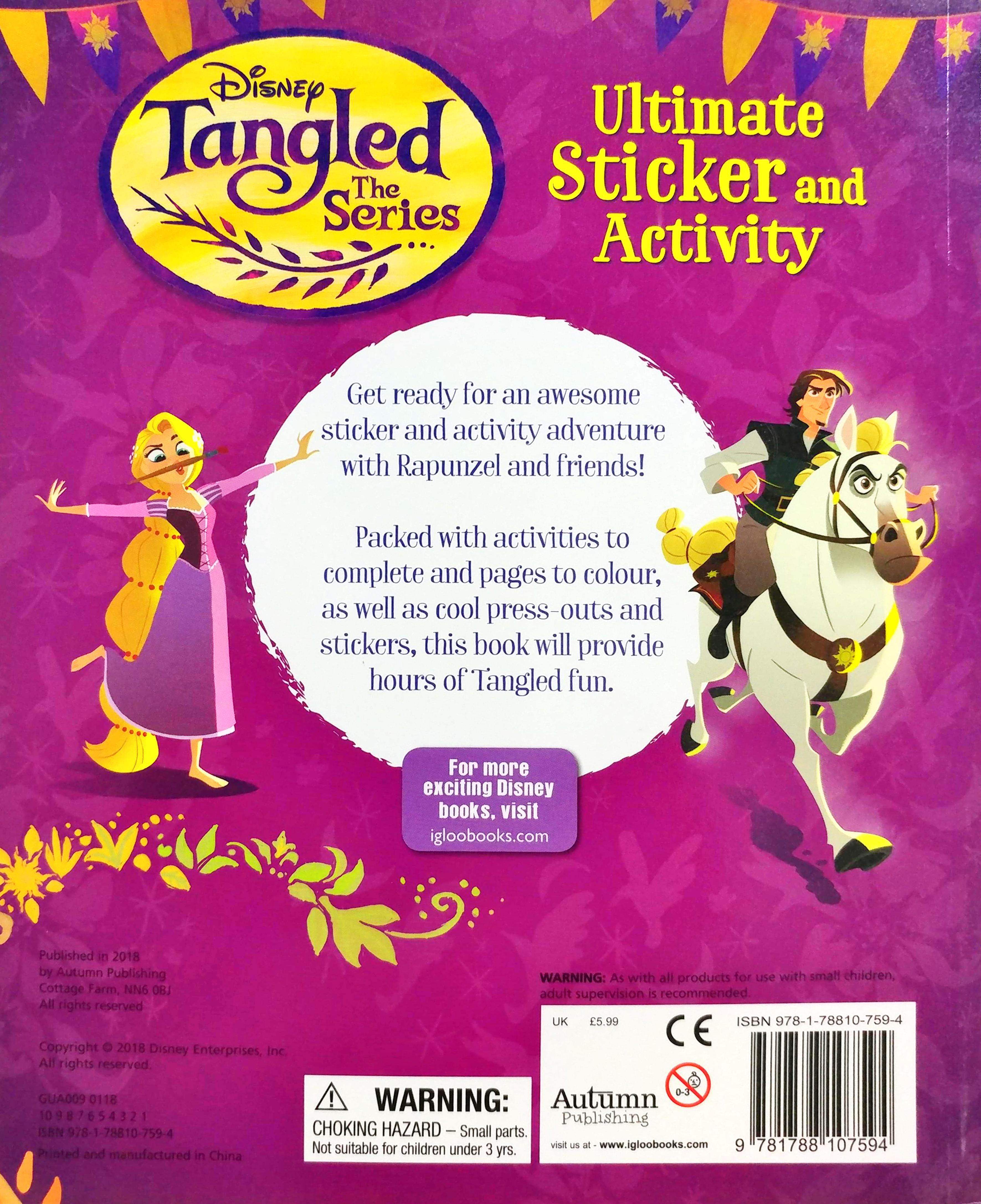 Disney Princess - Tangled: Ultimate Sticker and Activity (Ultimate S & A Fun Xtra Disney)