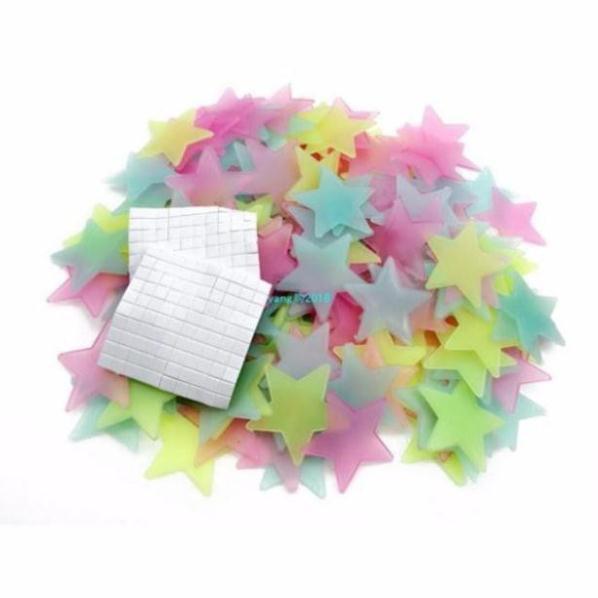 Combo 50 gói sao dạ quang phát sáng