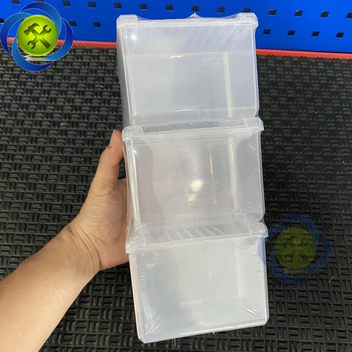 COMBO 3 hộp nhựa trong suốt WADFOW kích thước 150x105x80mm