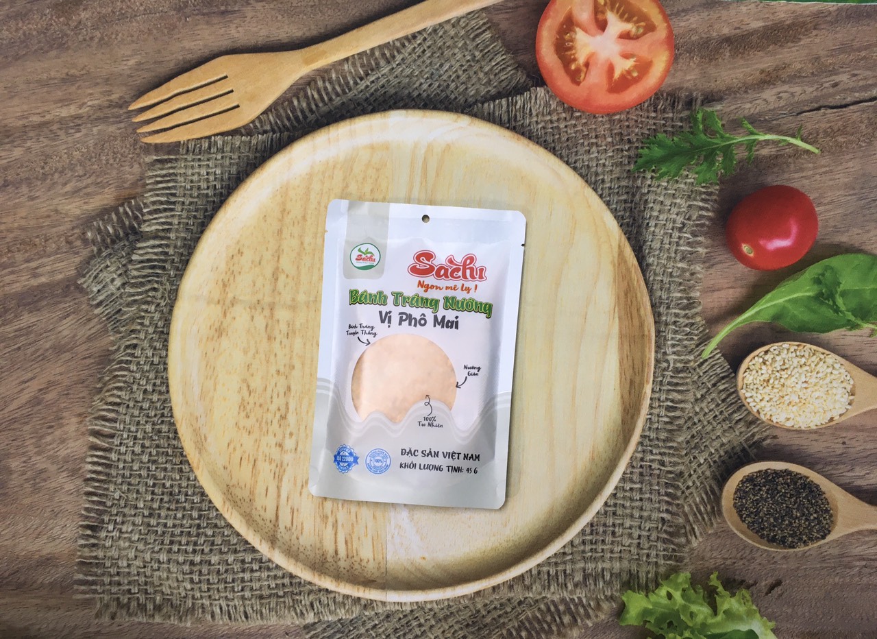 Bánh Tráng Nướng Tẩm Phô Mai Sachi 45gram