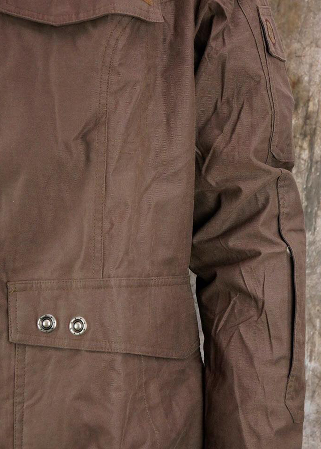 Áo Khoác Kaki Chống Nước Quechua Nhiều Túi Tiện Lợi - Màu Đất