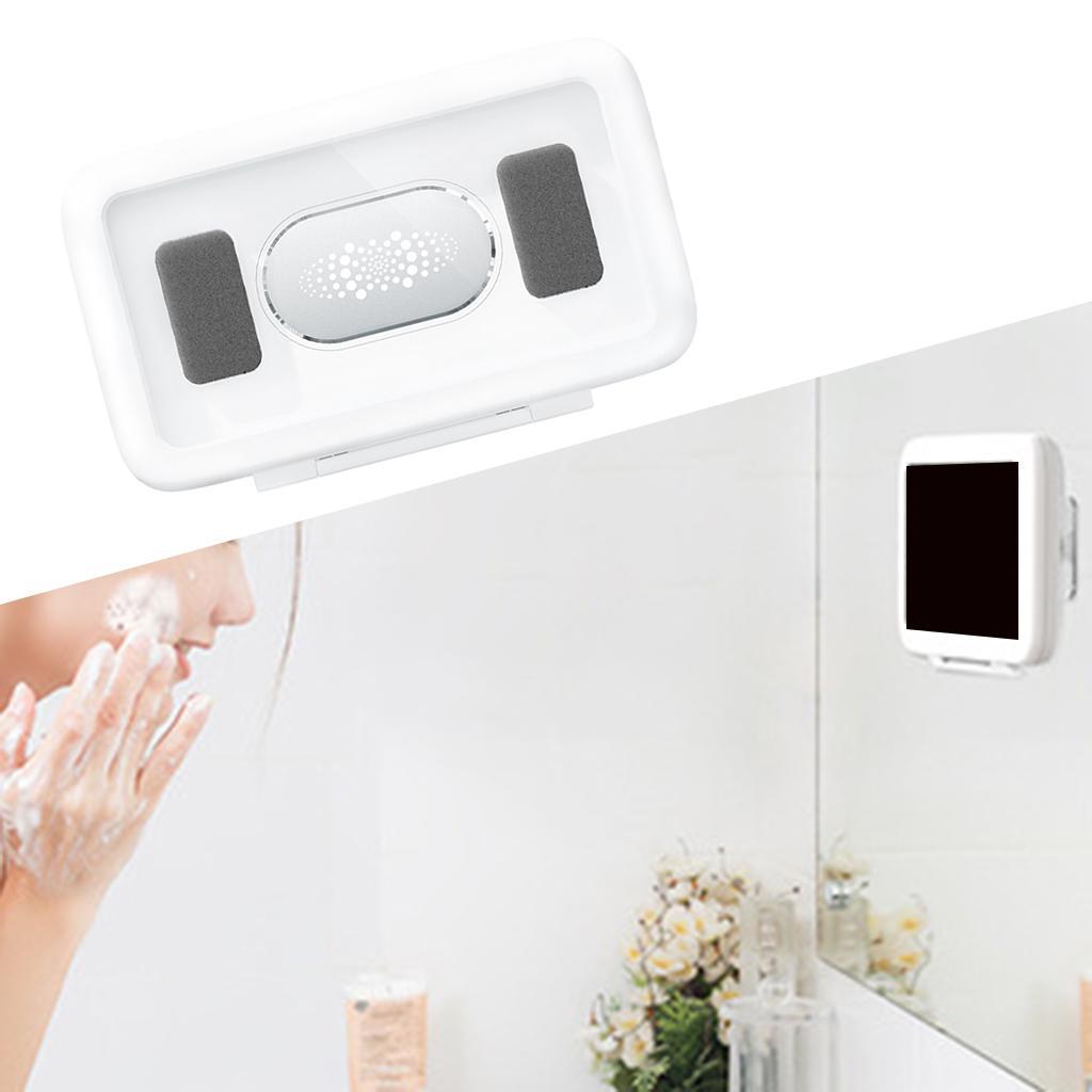 Waterproof Wall Mount  Bathroom Phone Storage Case White