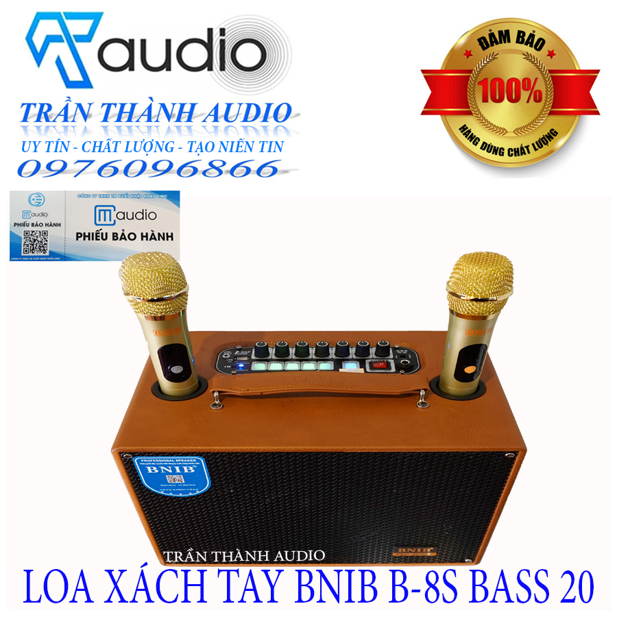 Loa Vani Xách Tay CMAUDIO Modeel BNIB B.8S bass 20 hàng chính hãng