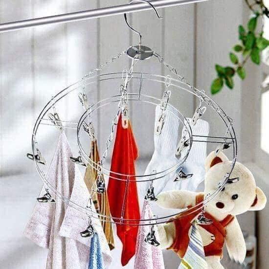 Móc dù  tròn inox