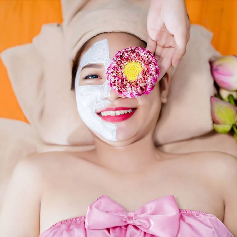 Nàng Sen Spa - Voucher Chăm Sóc Da Mặt Chuyên Sâu- Căng Da Liệu Pháp Mặt Nạ Nâng Cơ - Miễn Tip