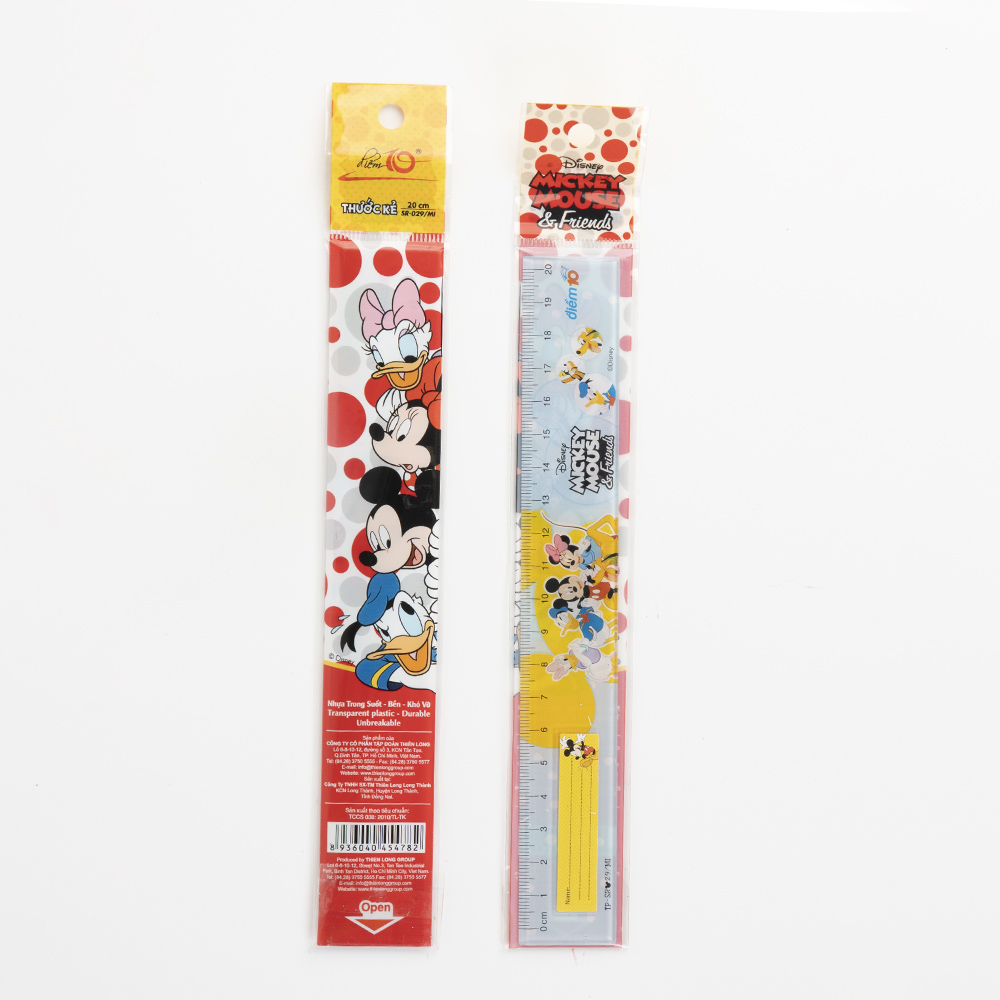 Thước thẳng Điểm 10 Disney Mickey SR-029/MI