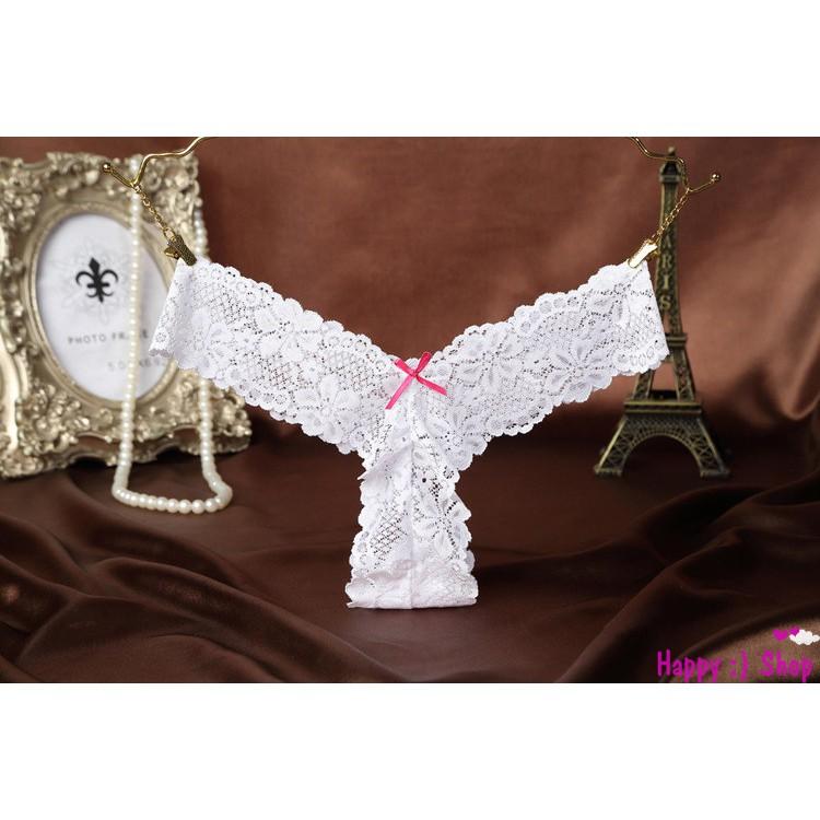 Quần lót viền ren gợi cảm quần chip lọt khe ren sexy DL204