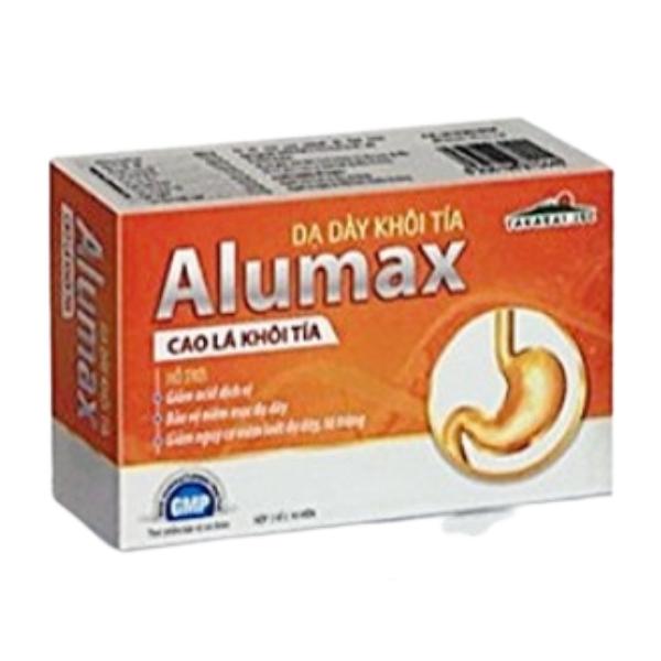 Viên Uống Dạ Dày Khôi Tía ALUMAX - Hỗ trợ giảm acid dịch vị, bảo vệ niêm mạc dạ dày, giảm nguy cơ viêm loét dạ dày tá tràng