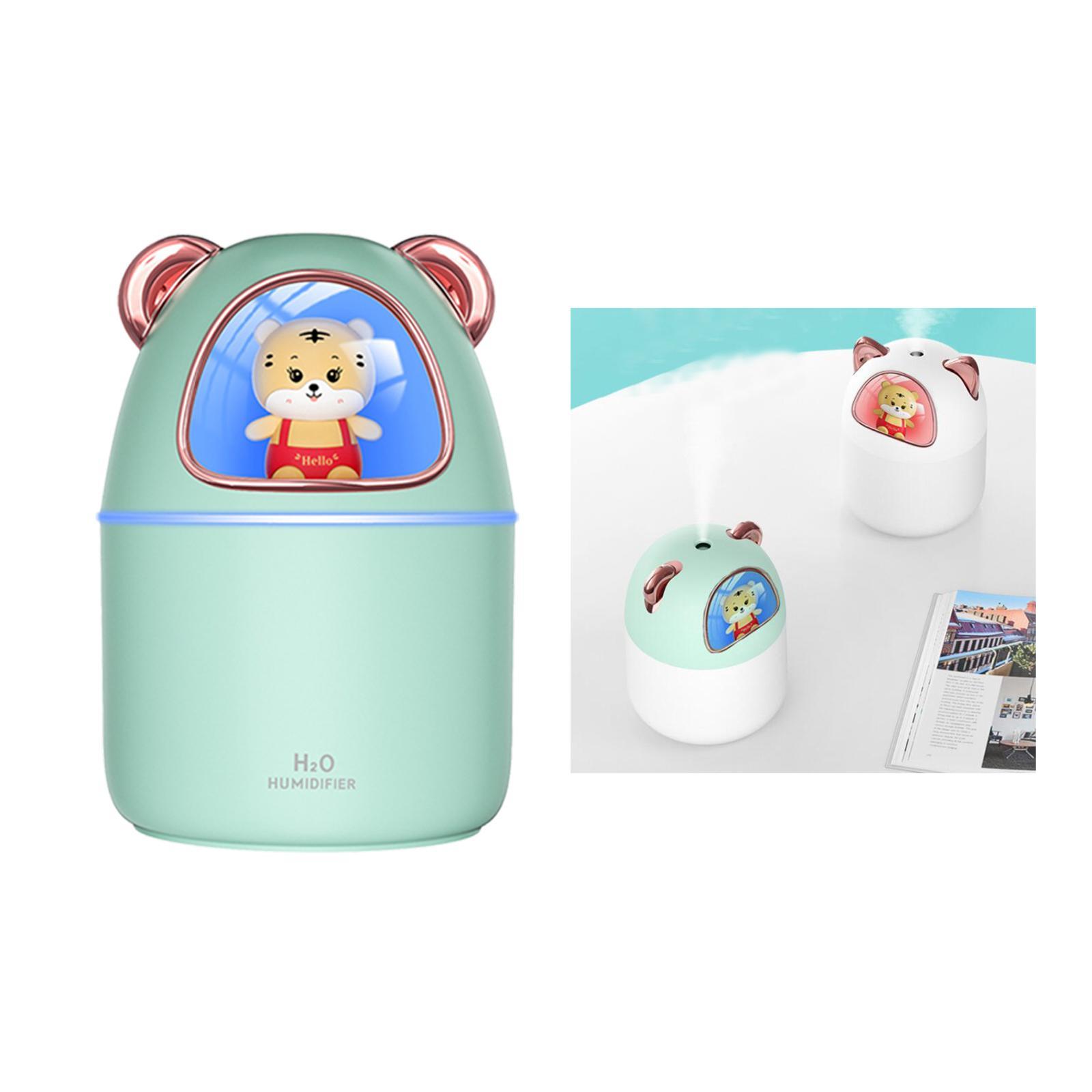 2Pcs Air Humidifier Night Light Aroma Diffuser Two Modes for Hotel Travel