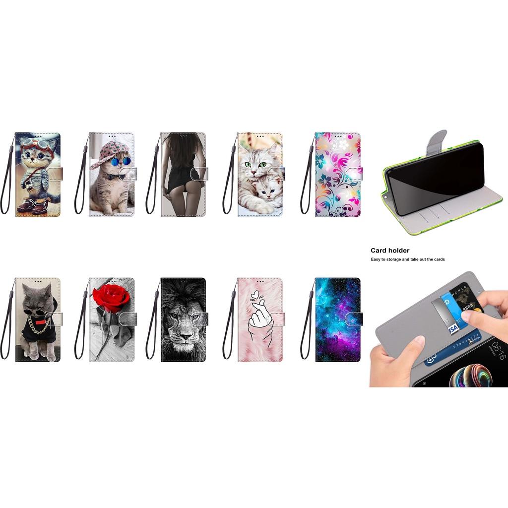 Ốp điện thoại nắp lật kèm ngăn đựng thẻ cho Xiaomi Redmi Note 9 Pro Redmi Note 9S Redmi 10X 4G Xiaomi Redmi Note 8 Pro