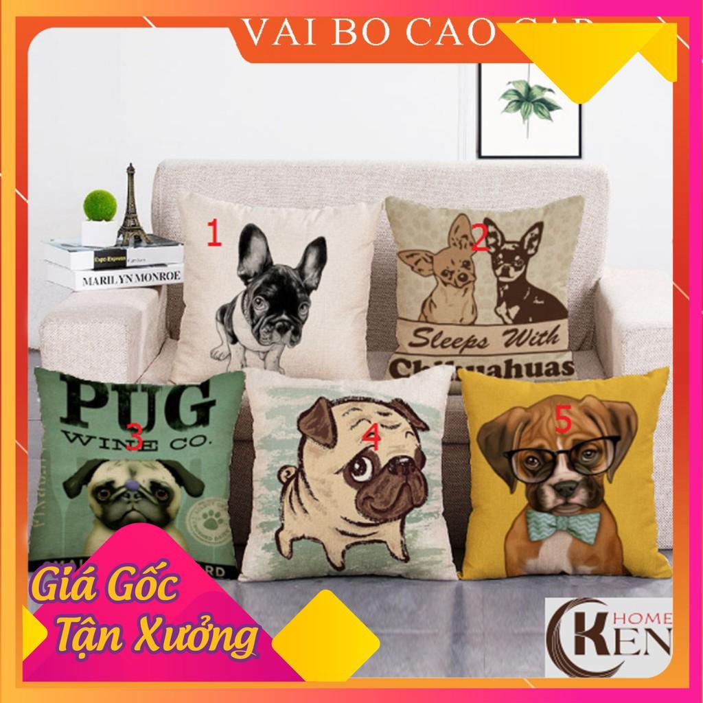 Gối Tựa Lưng | Gối Tựa Sofa, Gối Vuông Trang Trí In Hoạt Tiết Hoa Lá Hiện Đại Kích Thước 45x45cm